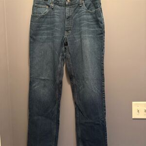 Arizona Men's Relaxed Straight Jeans Blue Size 36x34